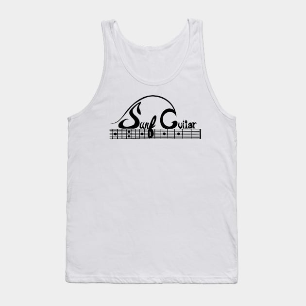 Surf Guitar Tank Top by BrederWorks